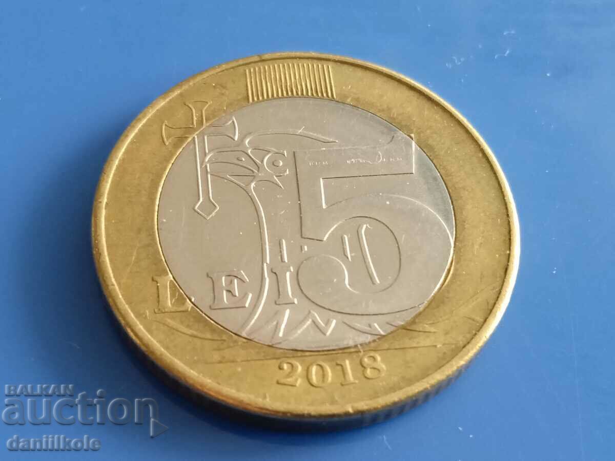Delivery of *$*Y*$* MOLDOVA 5 LEI 2018 - EXCELLENT +++ *$*Y*$* Delivery of *$*Y*$* MOLDOVA 5 LEI 2018 - EXCELLENT +++ *$*Y*$*