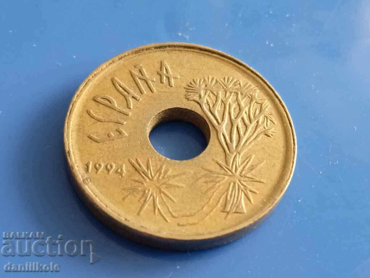 *$*Y*$* SPAIN 25 PESETS 1994 CANARY ISLANDS EXCELLENT *$*Y*$* - 5 *$*Y*$* SPAIN 25 PESETS 1994 CANARY ISLANDS EXCELLENT *$*Y*$* - 5