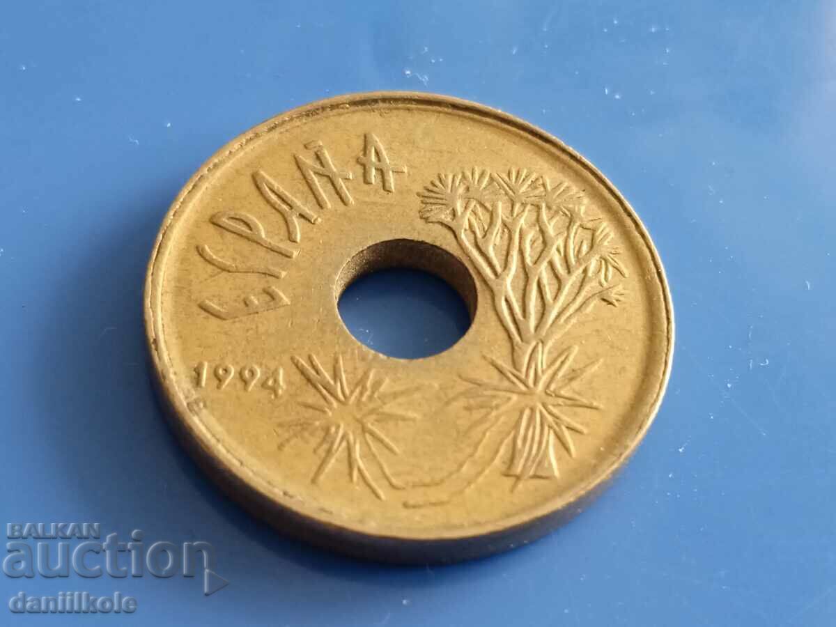 *$*Y*$* SPAIN 25 PESETS 1994 CANARY ISLANDS EXCELLENT *$*Y*$* - 6 *$*Y*$* SPAIN 25 PESETS 1994 CANARY ISLANDS EXCELLENT *$*Y*$* - 6