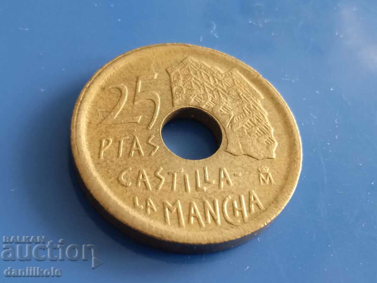 Auction *$*Y*$* SPAIN 25 PESETS 1996 CASTLE OF LA MANCHA EXCELLENT*$*Y*$* Auction *$*Y*$* SPAIN 25 PESETS 1996 CASTLE OF LA MANCHA EXCELLENT*$*Y*$*