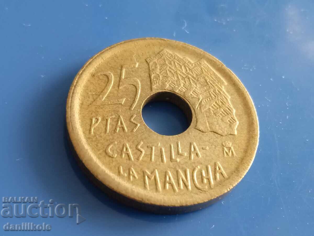 Delivery of *$*Y*$* SPAIN 25 PESETS 1996 CASTLE OF LA MANCHA EXCELLENT*$*Y*$* Delivery of *$*Y*$* SPAIN 25 PESETS 1996 CASTLE OF LA MANCHA EXCELLENT*$*Y*$*