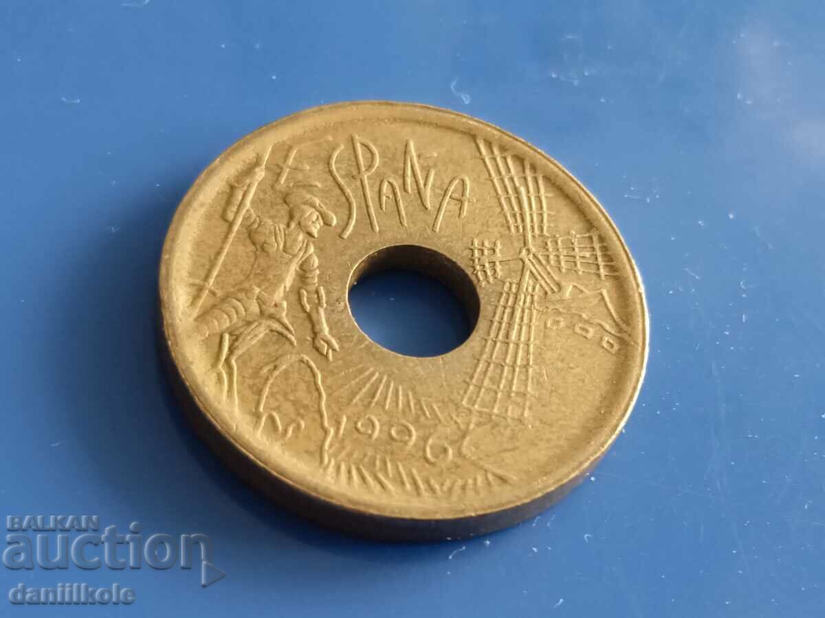 *$*Y*$* SPAIN 25 PESETS 1996 CASTLE OF LA MANCHA EXCELLENT*$*Y*$* - 5 *$*Y*$* SPAIN 25 PESETS 1996 CASTLE OF LA MANCHA EXCELLENT*$*Y*$* - 5