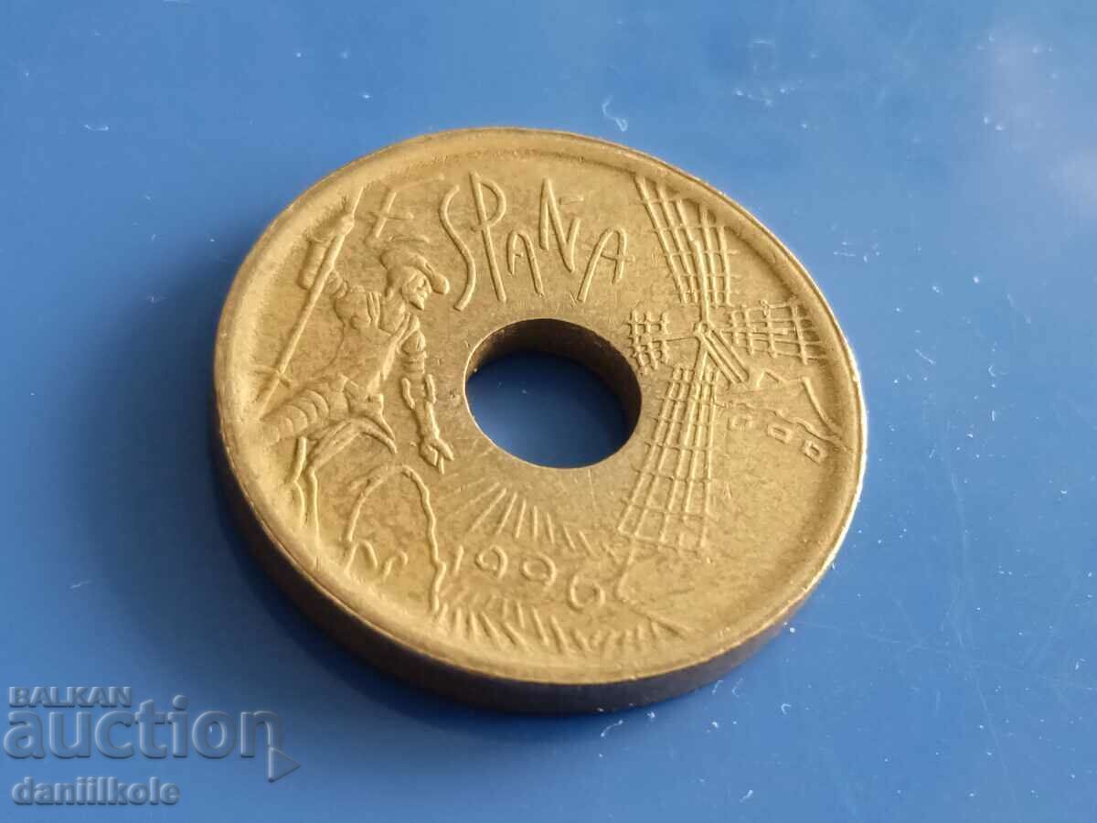 *$*Y*$* SPAIN 25 PESETS 1996 CASTLE OF LA MANCHA EXCELLENT*$*Y*$* - 6 *$*Y*$* SPAIN 25 PESETS 1996 CASTLE OF LA MANCHA EXCELLENT*$*Y*$* - 6