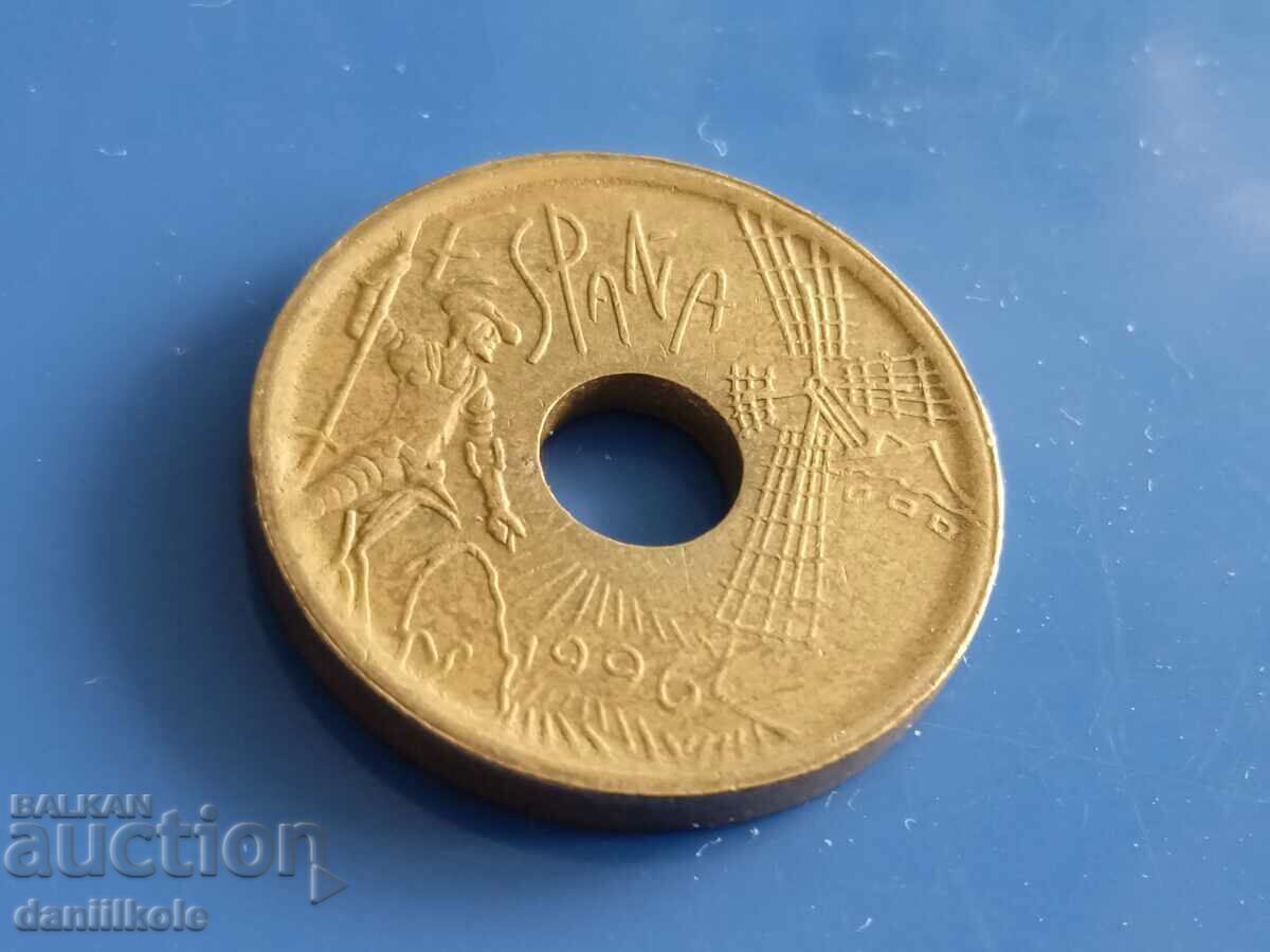 *$*Y*$* SPAIN 25 PESETS 1996 CASTLE OF LA MANCHA EXCELLENT*$*Y*$* - 7 *$*Y*$* SPAIN 25 PESETS 1996 CASTLE OF LA MANCHA EXCELLENT*$*Y*$* - 7