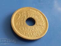 *$*Y*$* SPAIN 25 PESETS 1996 CASTLE OF LA MANCHA EXCELLENT*$*Y*$*