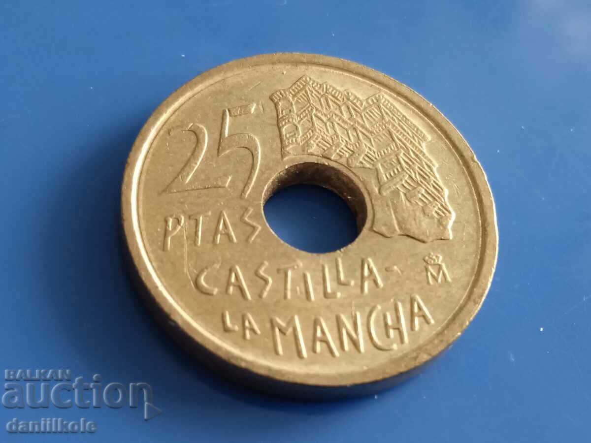 *$*Y*$* SPAIN 25 PESETS 1996 CASTLE OF LA MANCHA - aUNC *$*Y*$* with price 3.89 BGN | € 1.99 *$*Y*$* SPAIN 25 PESETS 1996 CASTLE OF LA MANCHA - aUNC *$*Y*$* with price 3.89 BGN | € 1.99