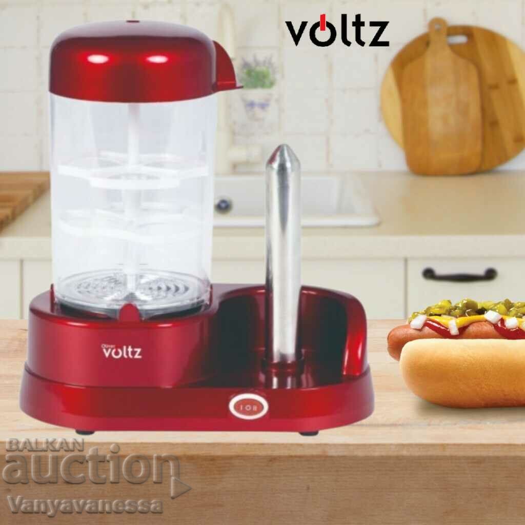 Voltz OV51984A Hot Dog Maker with 6 Egg Attachment, 365W,