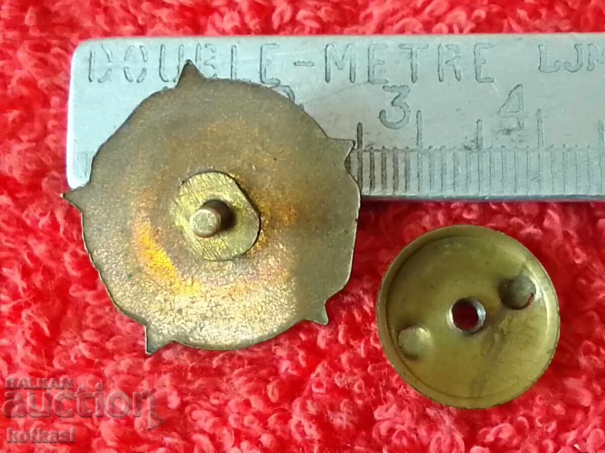 Стара значка винт СМЪРТ НА ФАШИЗМА СВОБОДА НА НАРОДА с цена 25.50 лв. | € 13.04 Стара значка винт СМЪРТ НА ФАШИЗМА СВОБОДА НА НАРОДА с цена 25.50 лв. | € 13.04