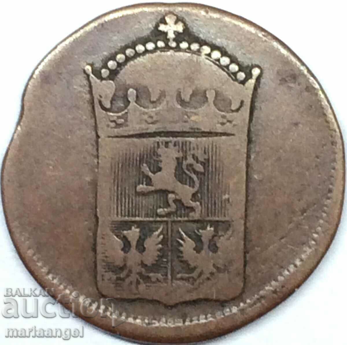 Бохемия 1 грош 1782 Австрия за Чехия Йозеф II