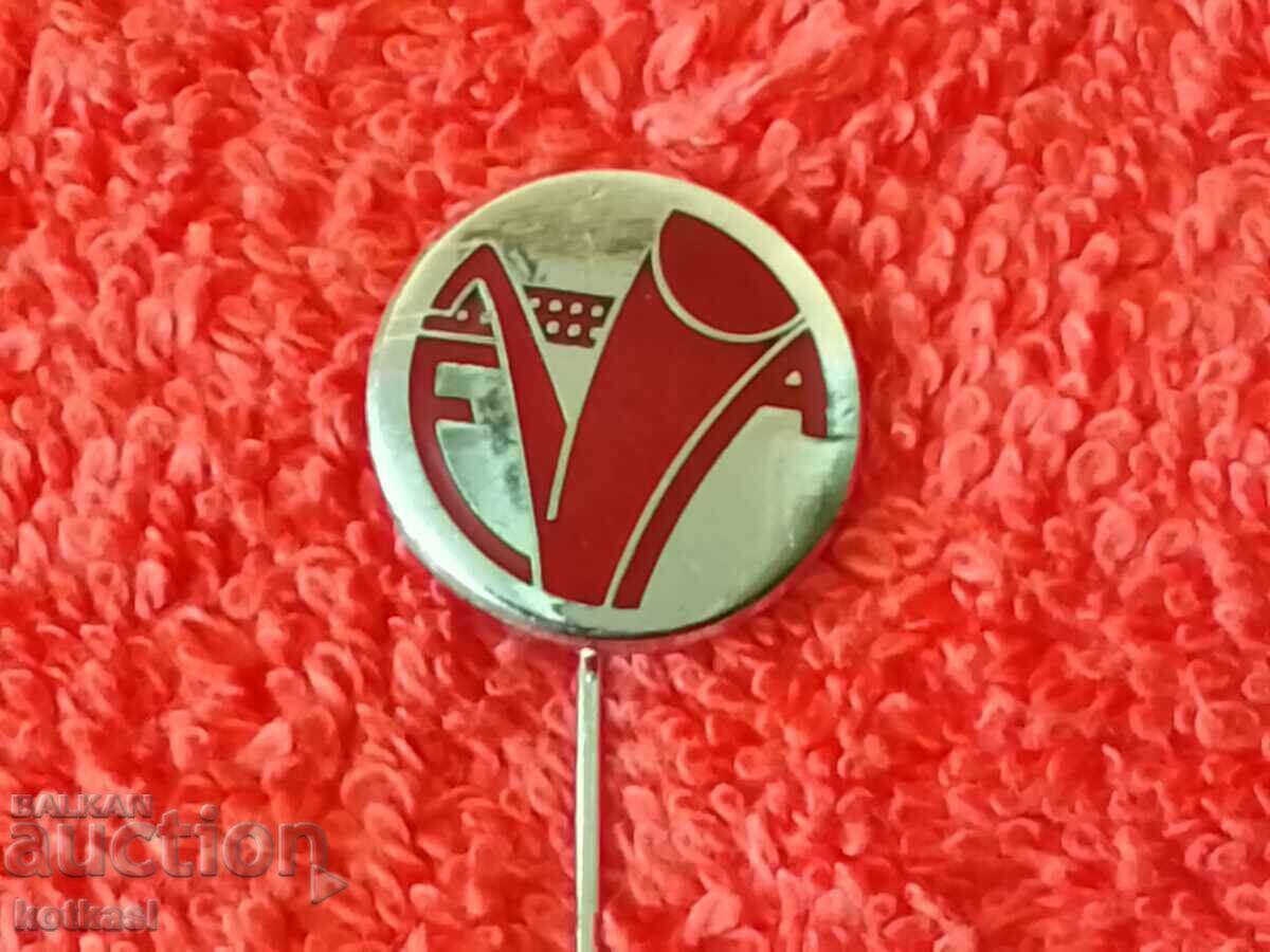 Old massive metal sports Volleyball badge pin - 5 Old massive metal sports Volleyball badge pin - 5