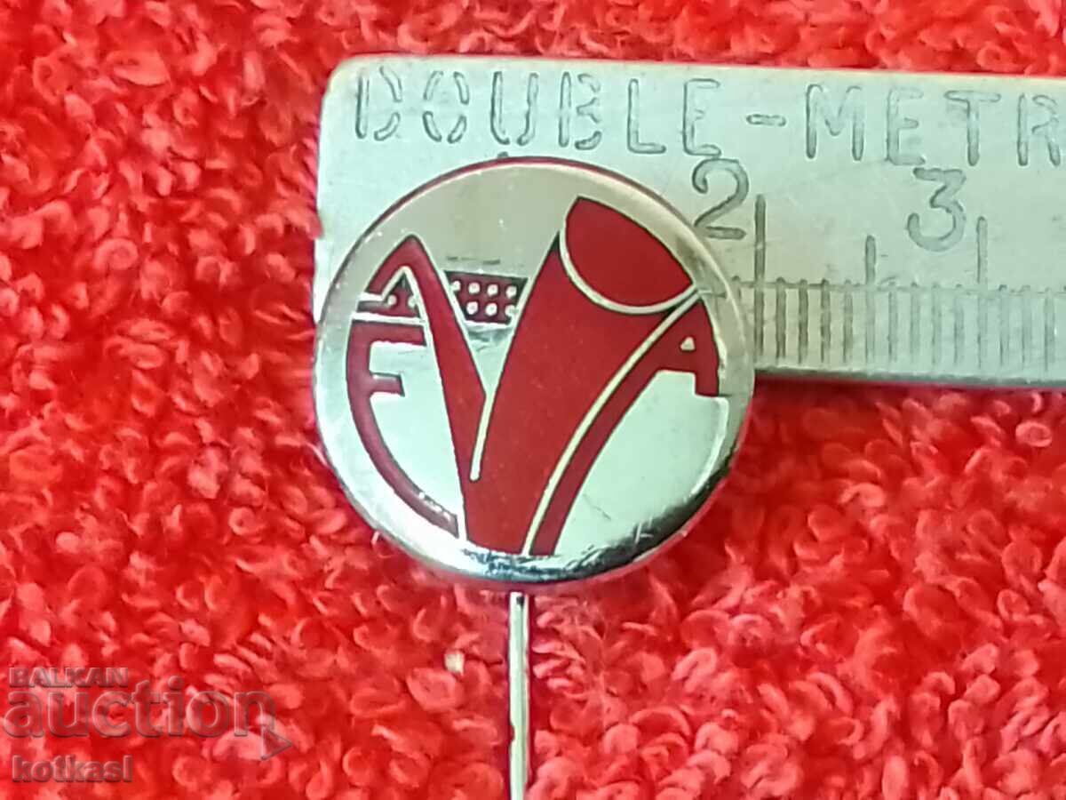 Old massive metal sports Volleyball badge pin Old massive metal sports Volleyball badge pin