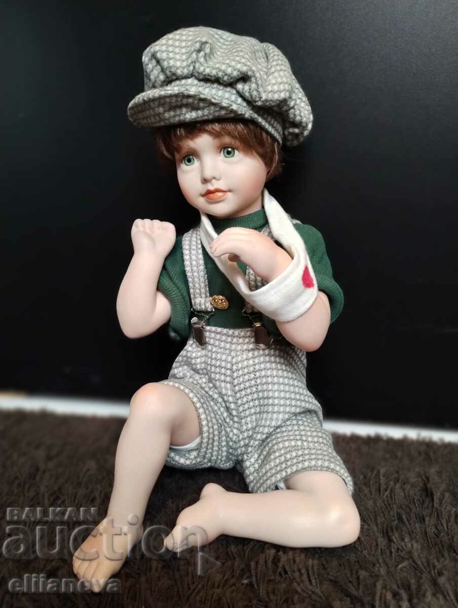 Old porcelain doll 50 cm