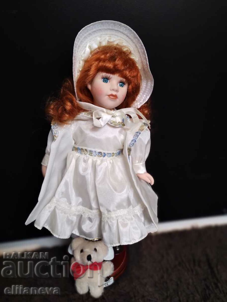 Стара Порцеланова кукла 50см