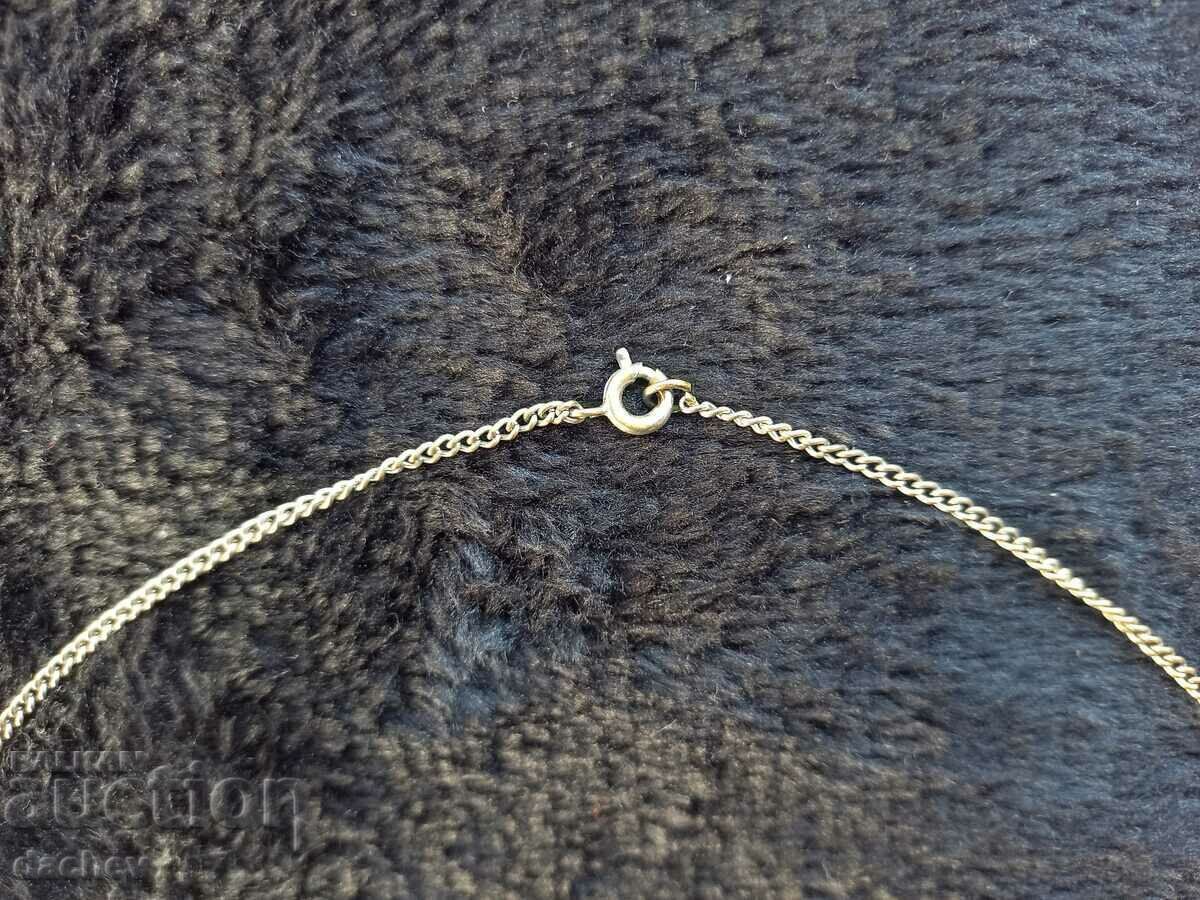 Renaissance silver filigree medallion with bird ornament costume - 5