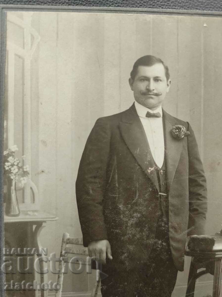 Auction Old photo cardboard - Ekaterinodar atelier, Krasnodar Russia Auction Old photo cardboard - Ekaterinodar atelier, Krasnodar Russia