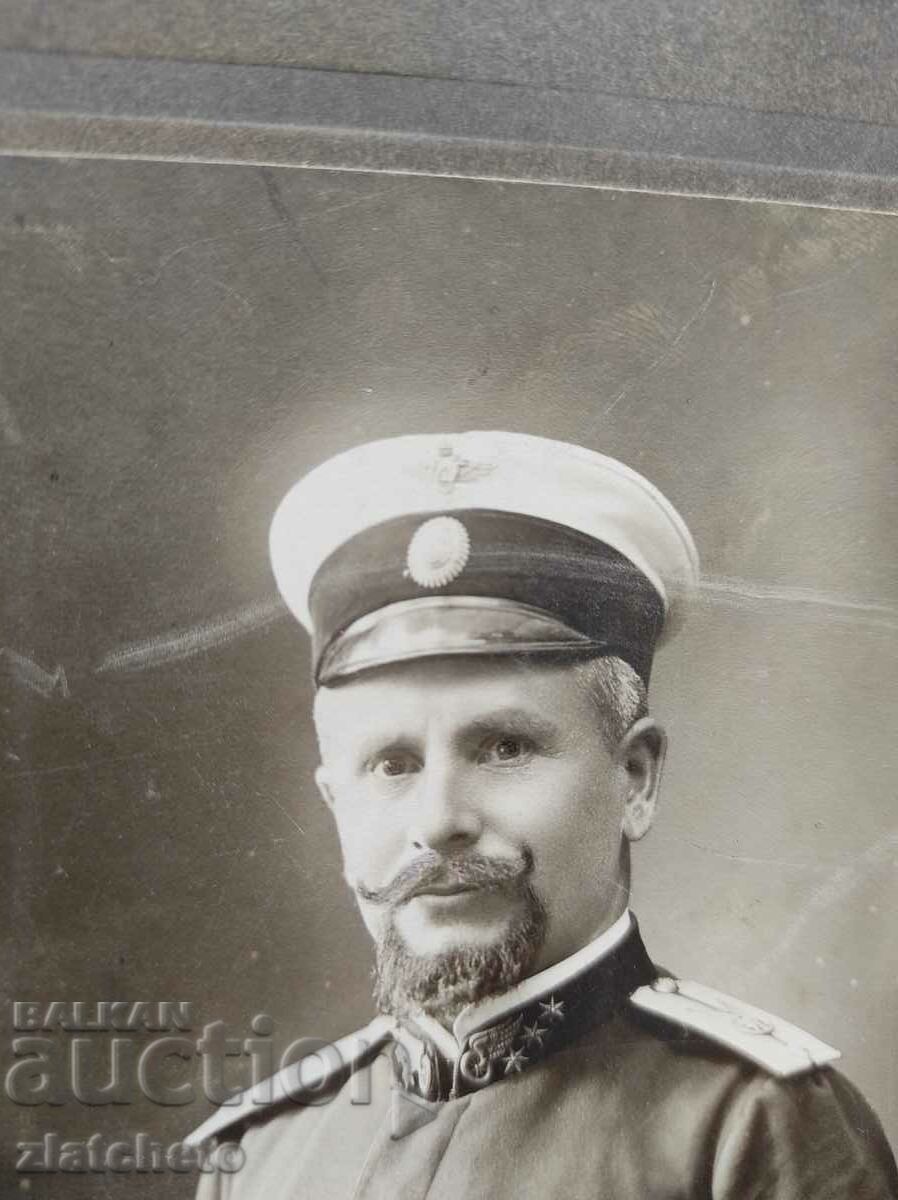 Old cardboard photo - military, studio Dimitar Karastoyanov - 5 Old cardboard photo - military, studio Dimitar Karastoyanov - 5