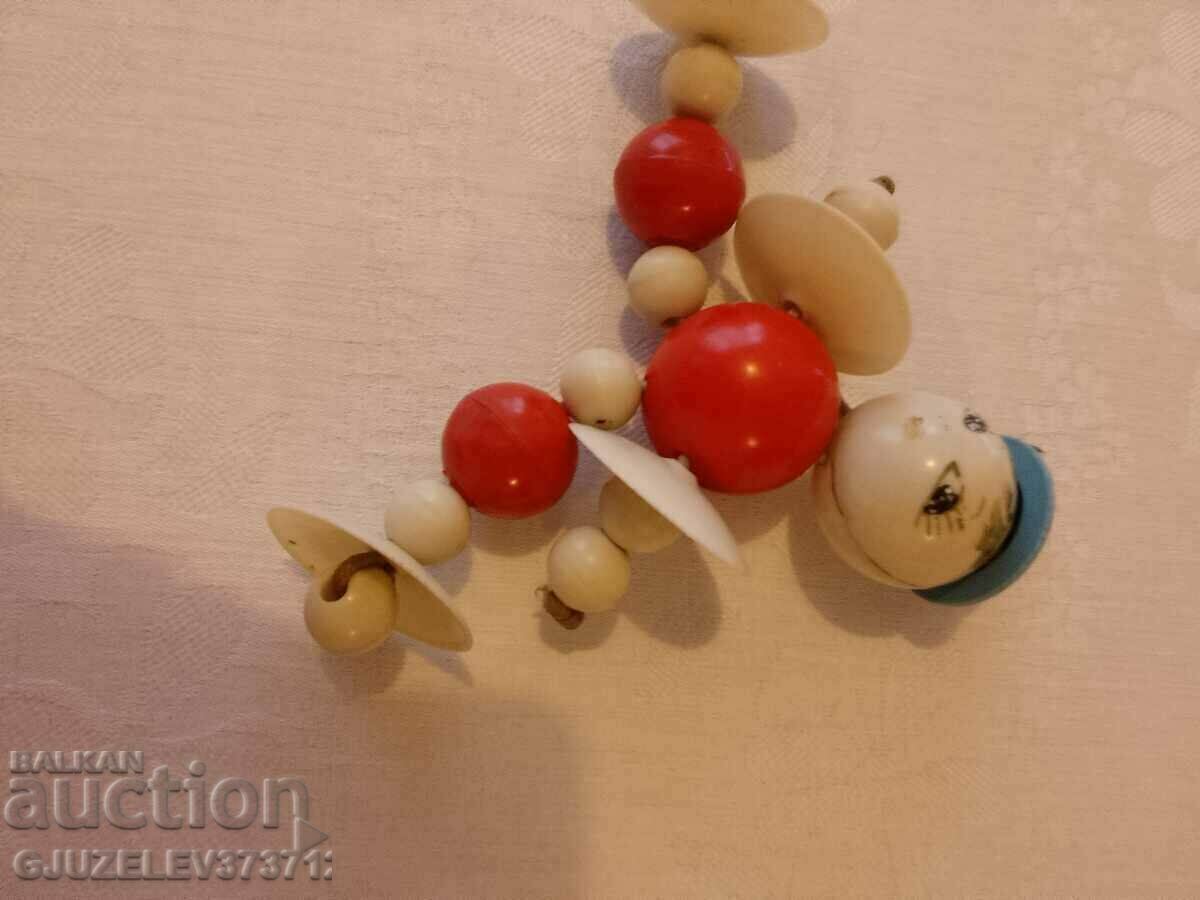 Jucărie zdrănitoare vintage pentru bebeluși, bachelit de celoid - 5 Jucărie zdrănitoare vintage pentru bebeluși, bachelit de celoid - 5