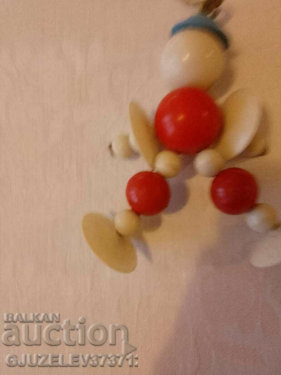 Jucărie zdrănitoare vintage pentru bebeluși, bachelit de celoid - 7 Jucărie zdrănitoare vintage pentru bebeluși, bachelit de celoid - 7