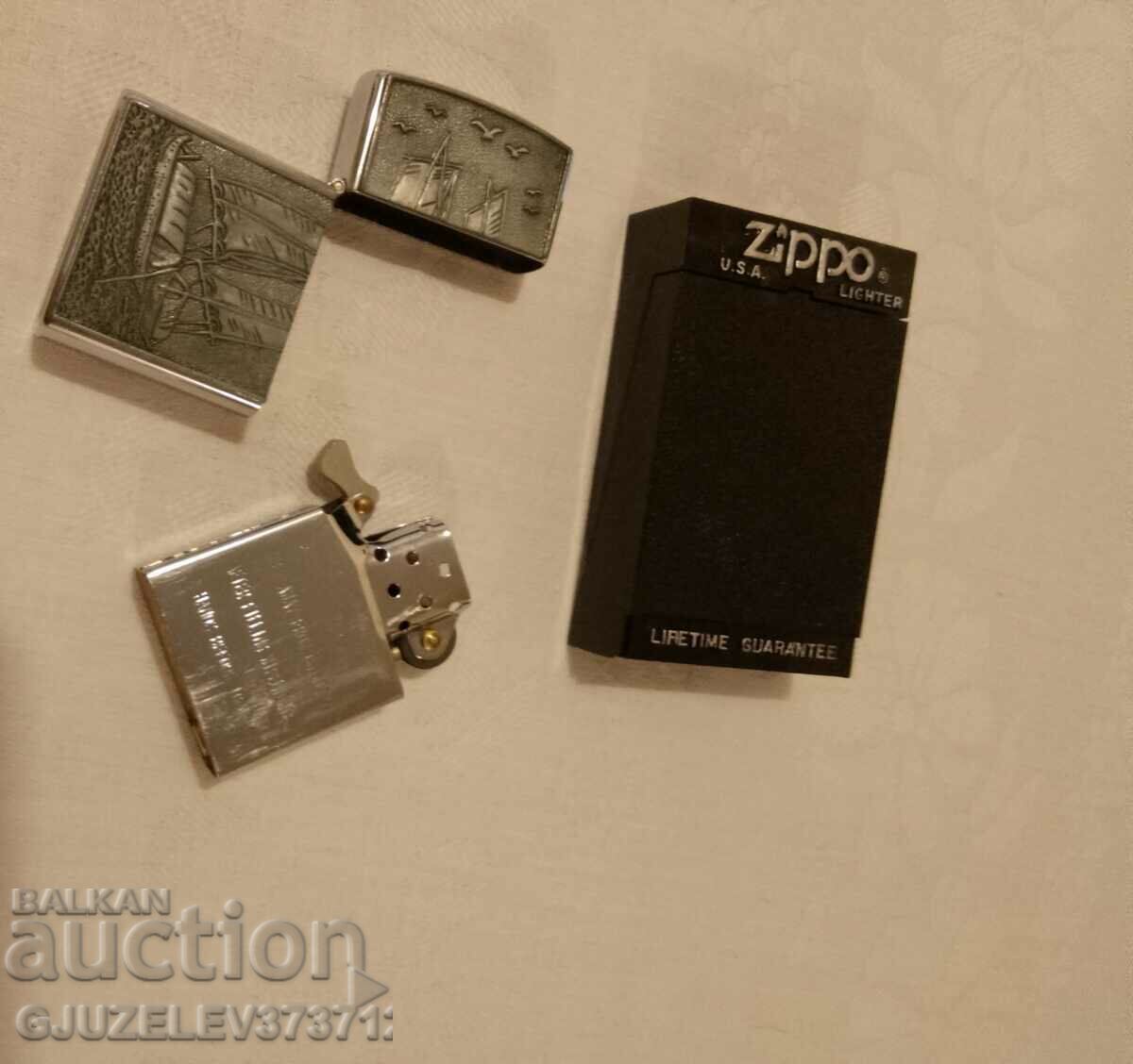 ZIPPO gasoline lighter, made in USA. With original box