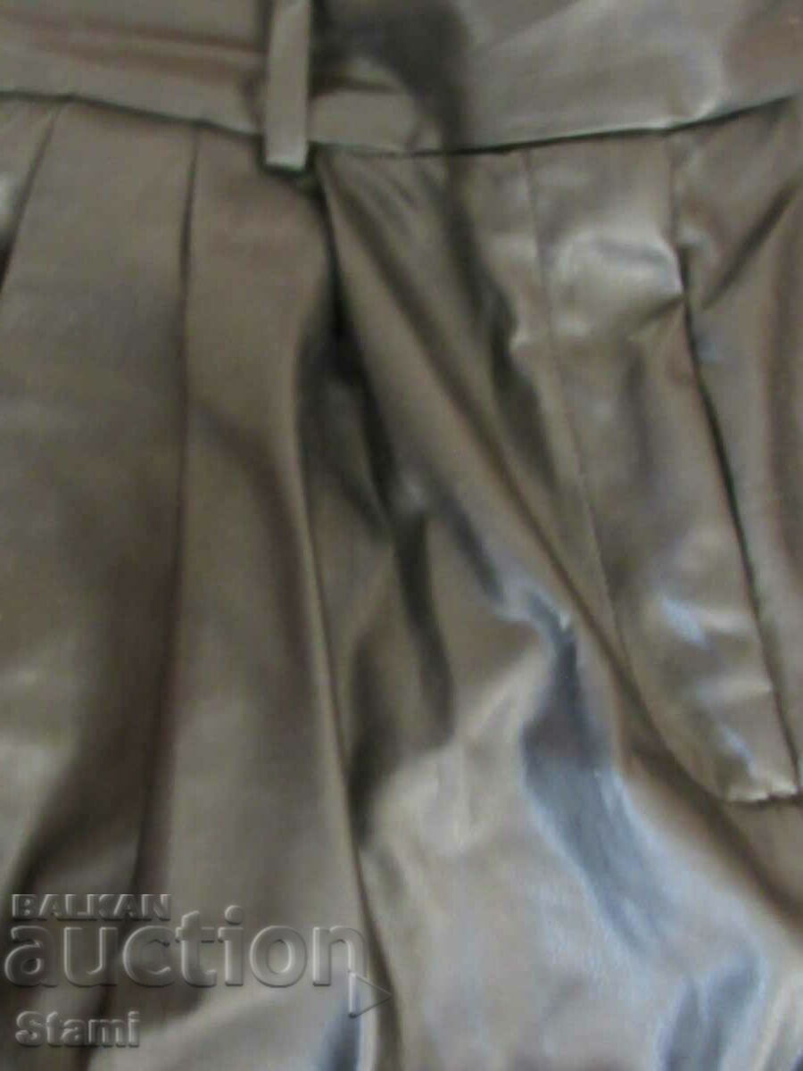 H&M-7/8 Women's Black Leather Trousers Size 38 UK 10 - 7 H&M-7/8 Women's Black Leather Trousers Size 38 UK 10 - 7