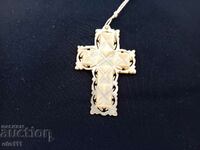 OLD MOTHER OF PEARL CROSS