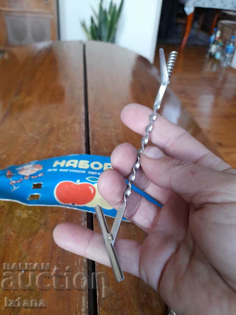 Стар набор приспособления за фигурна обработка на плодове - 5