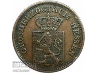 Hesse Darmstadt 1 Pfennig 1870 Germany Ludwig III 1848-1877 Cu