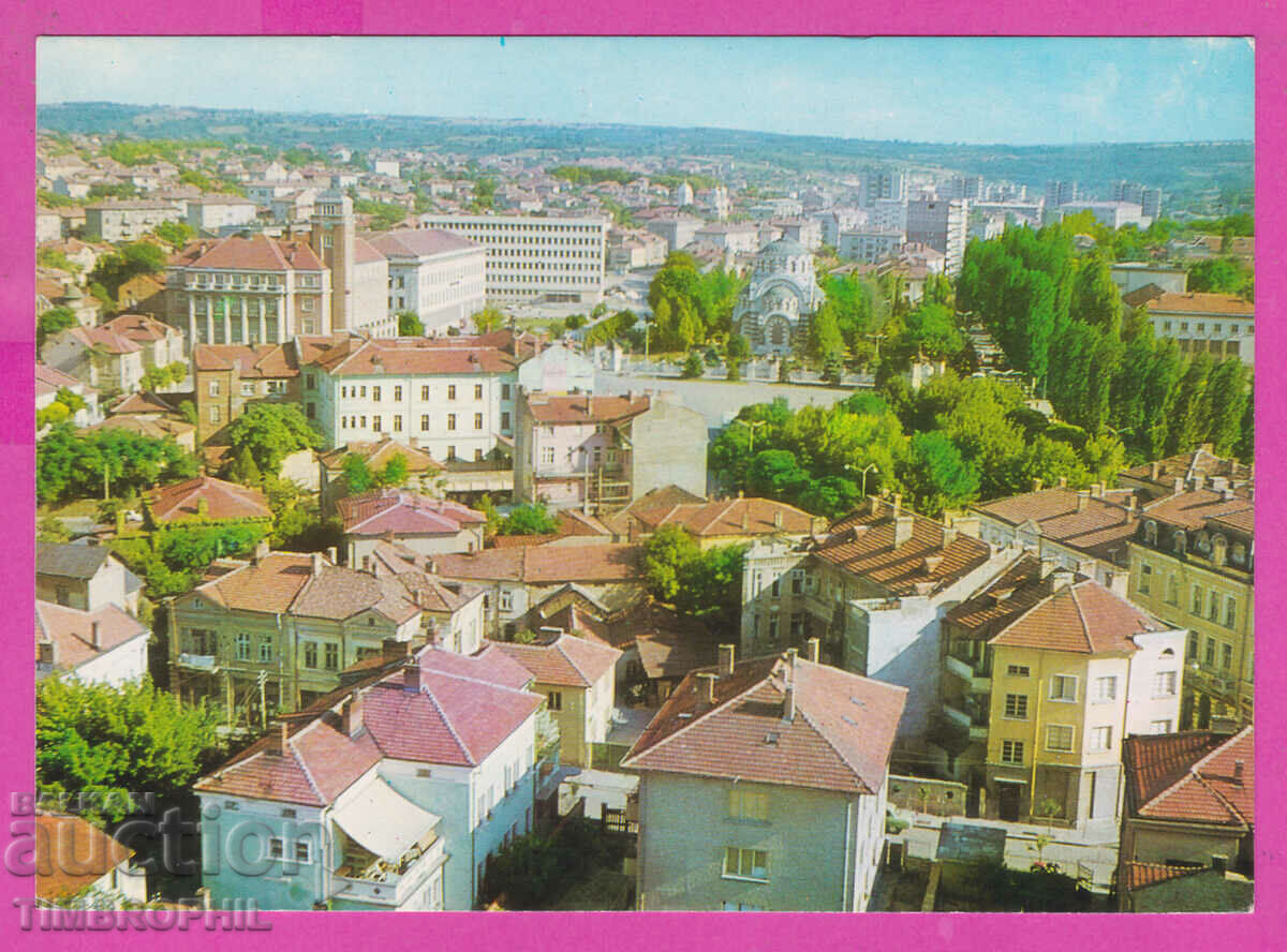 309296 / Pleven - Panorama orașului 1974 Ediție foto PK
