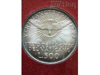 500 λίρες Βατικανό 1963 - ασήμι