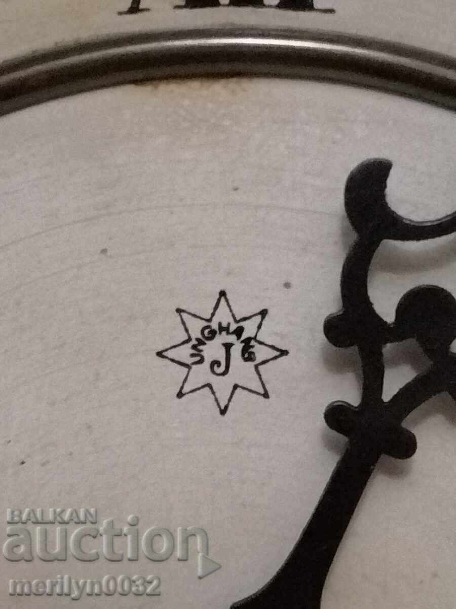 Delivery of Late 19th Century German Junghans Wall Clock WORKS Delivery of Late 19th Century German Junghans Wall Clock WORKS