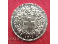 20 Franci 1910 Elveția - aur