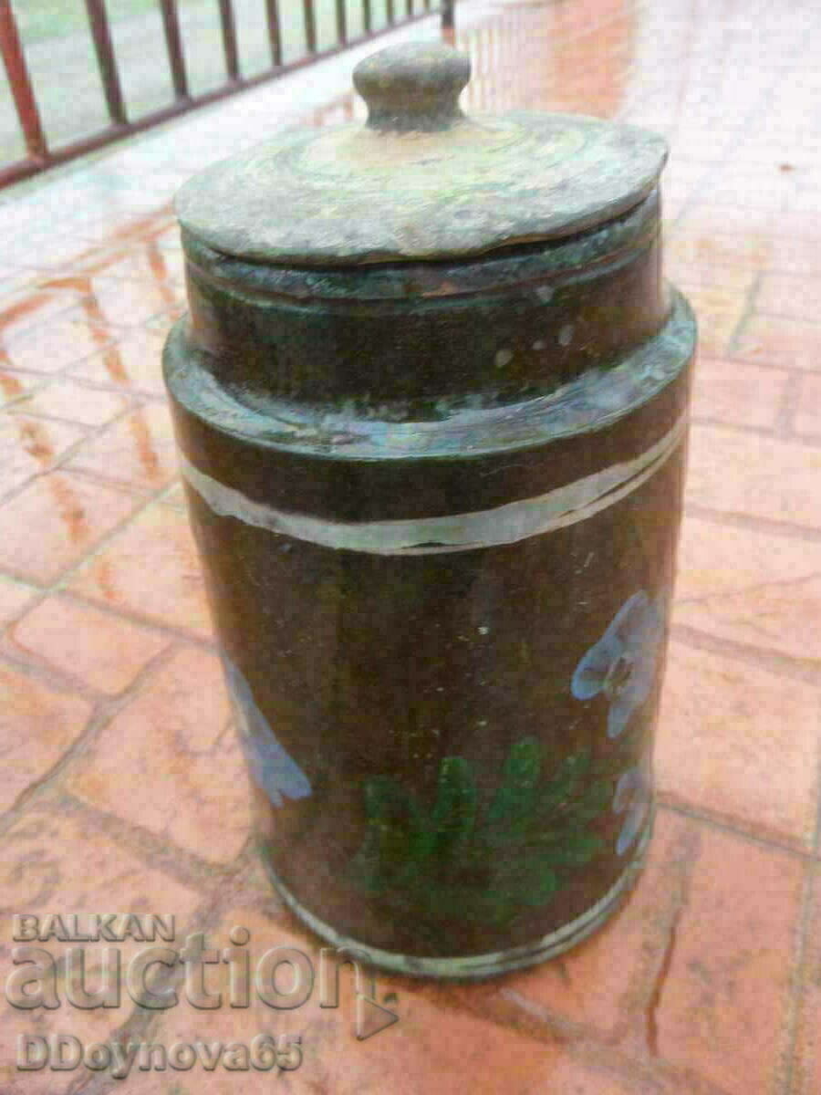 Auction Old ceramic pestle jar Auction Old ceramic pestle jar