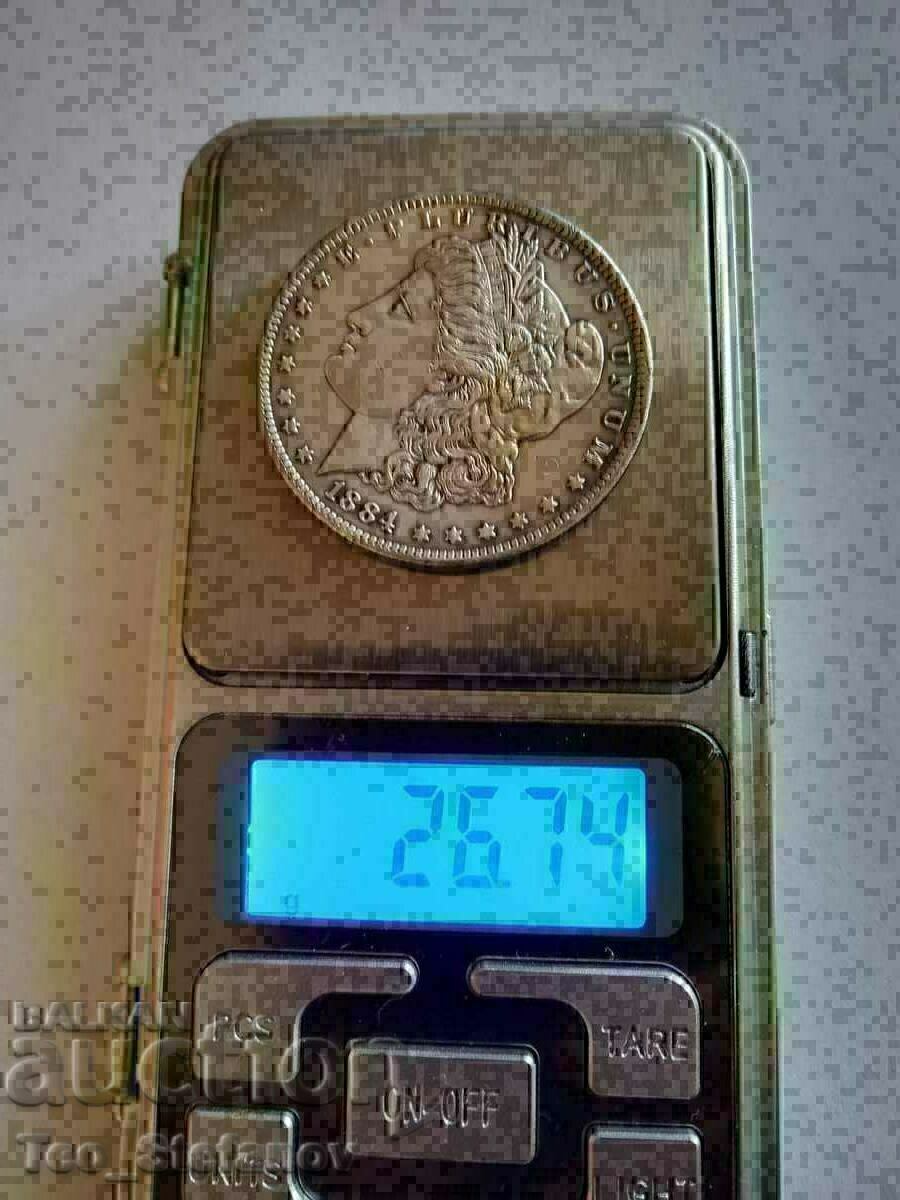 Auction 1 Dollar 1884 USA Auction 1 Dollar 1884 USA