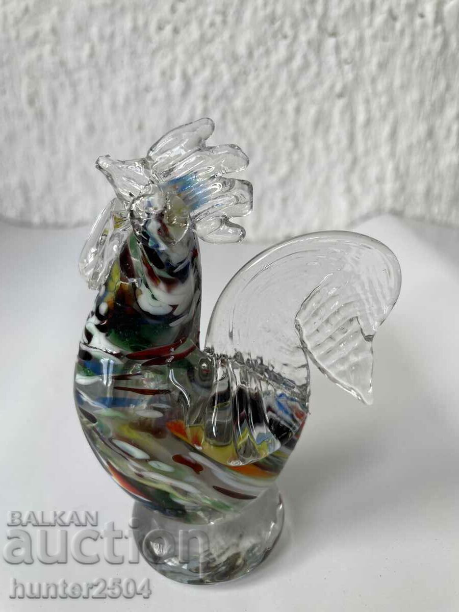 paperweight Rooster-10 cm high.