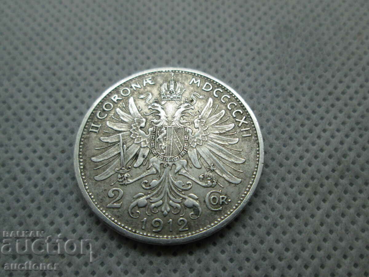 2 KRON 1912 AUSTRIA HUNGARY - 6 2 KRON 1912 AUSTRIA HUNGARY - 6