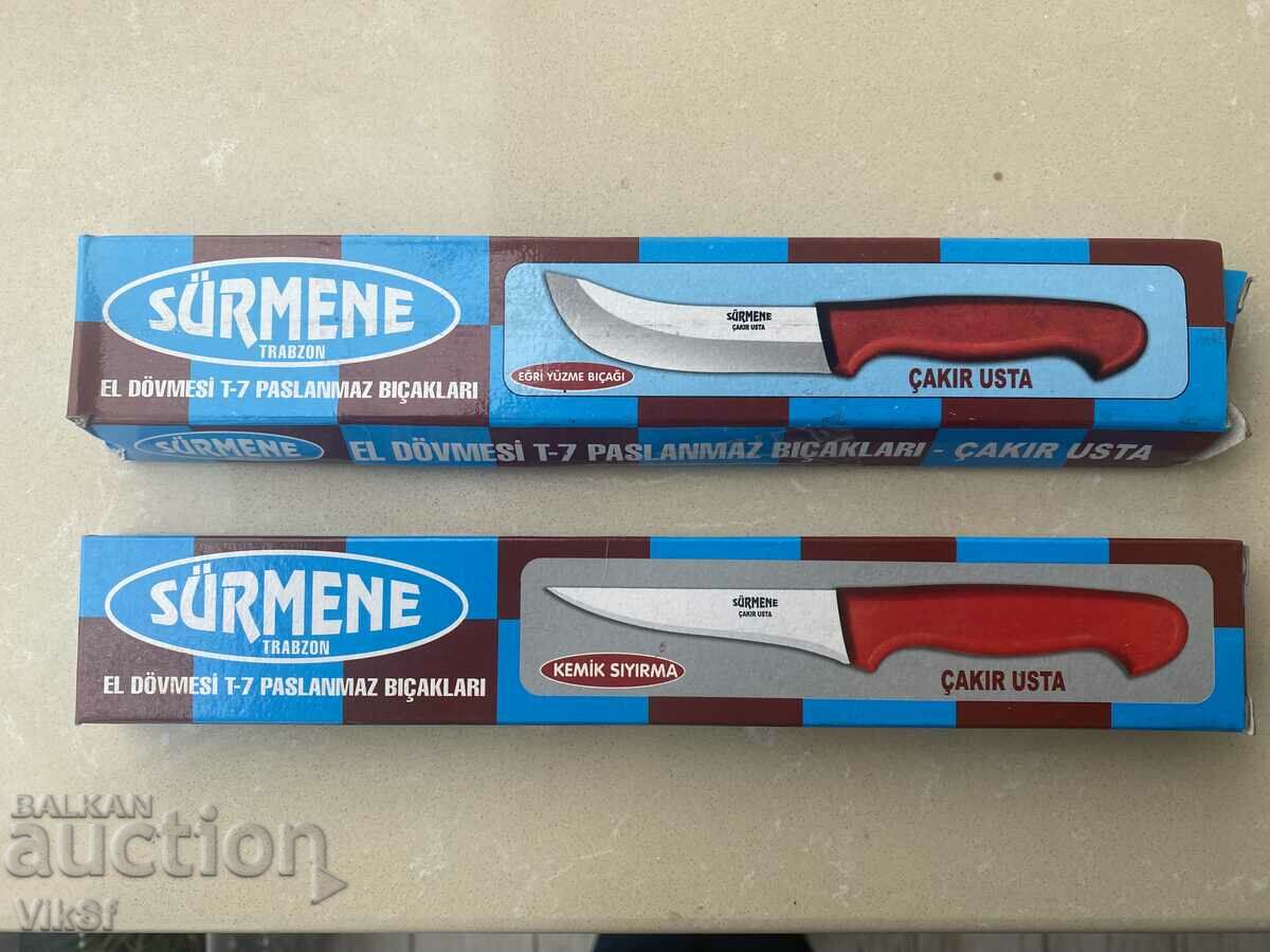 Auction SURMENI professional butcher knives Auction SURMENI professional butcher knives