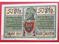 Банкнота-Германия-Мекленбург-Померания-Пархим-50 пф. 1921