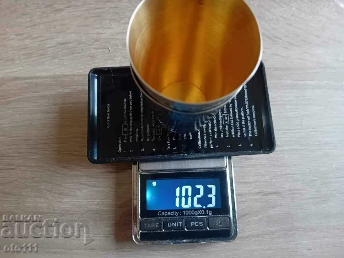 RUSSIAN SILVER GLASS, GLASSES - 2 pieces - 6 RUSSIAN SILVER GLASS, GLASSES - 2 pieces - 6