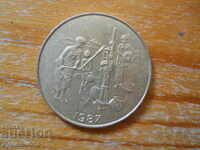10 franci 1987 - Africa de Vest