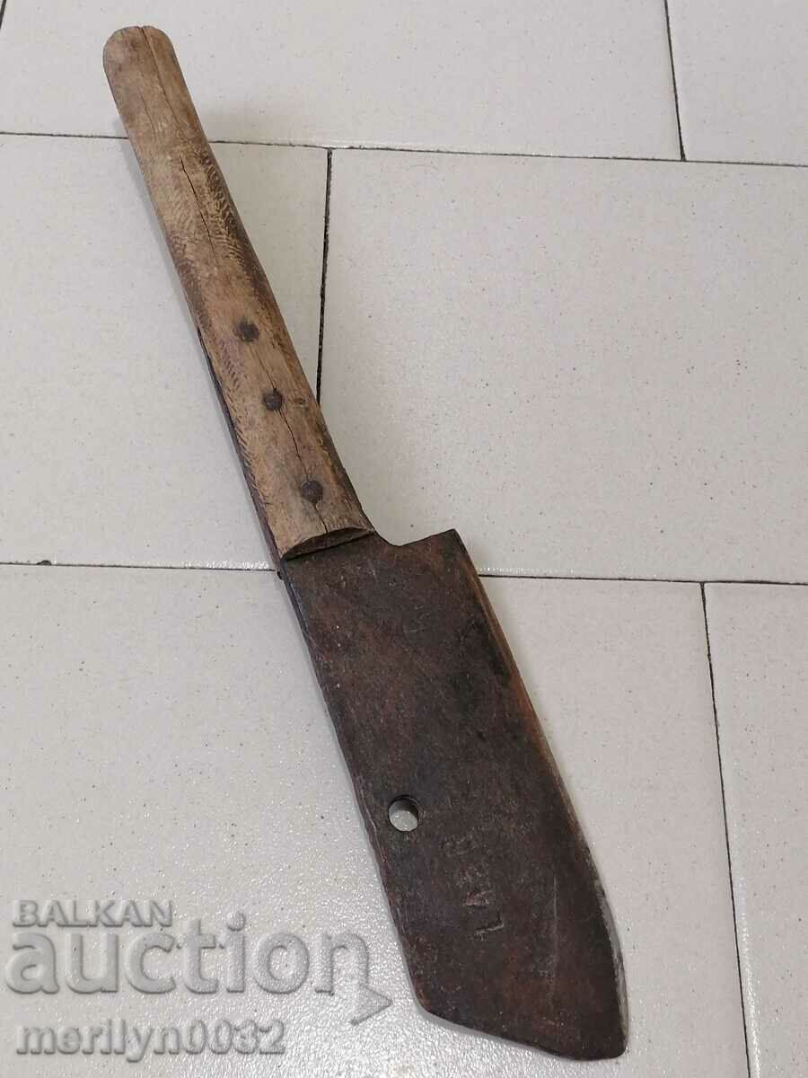 Old forged saber, axe, axe, knife, machete - 7 Old forged saber, axe, axe, knife, machete - 7