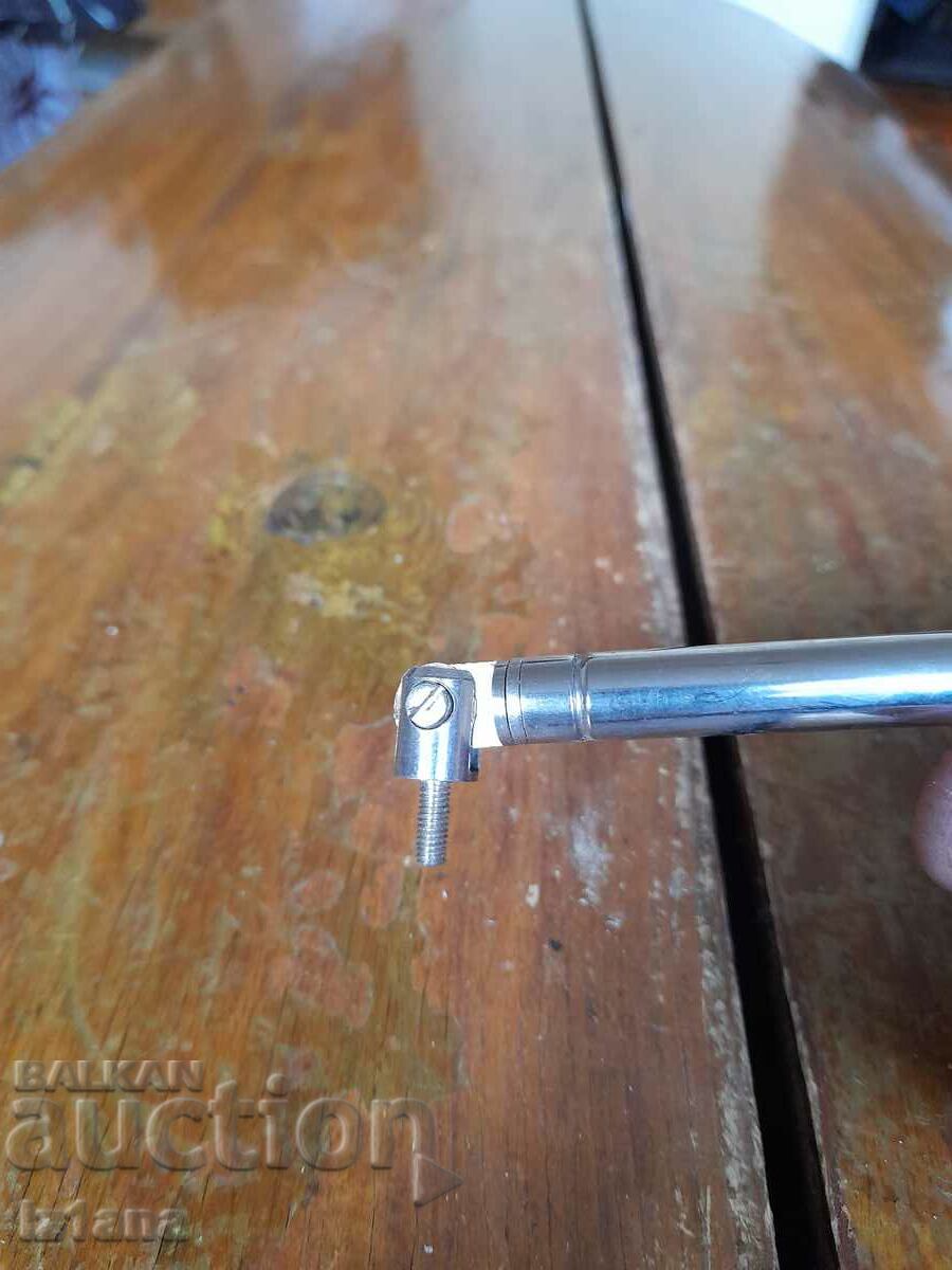 Old telescopic radio antenna, radio receiver - 5 Old telescopic radio antenna, radio receiver - 5