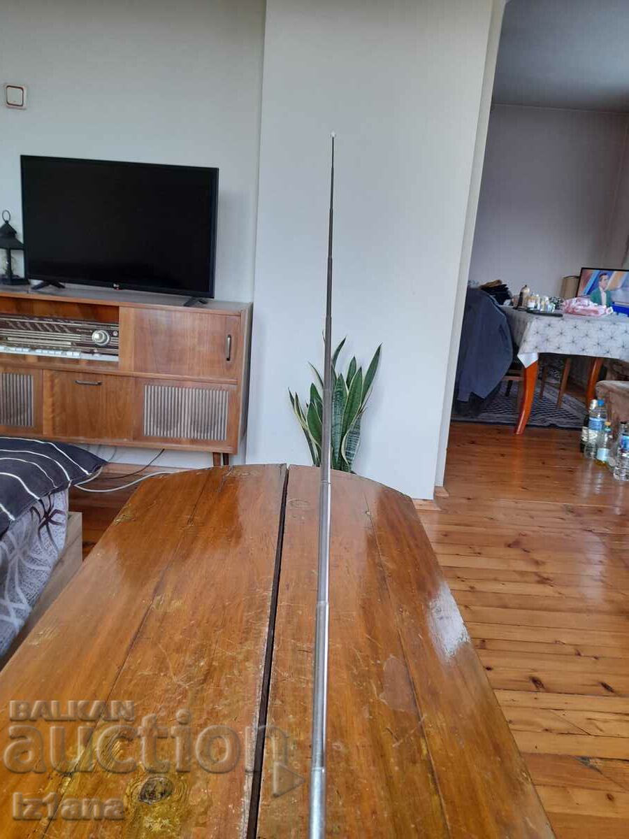 Old telescopic radio antenna, radio receiver - 6 Old telescopic radio antenna, radio receiver - 6