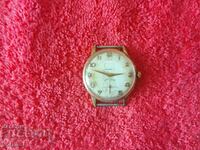 Old manual mechanical men's Swiss gold plated watch