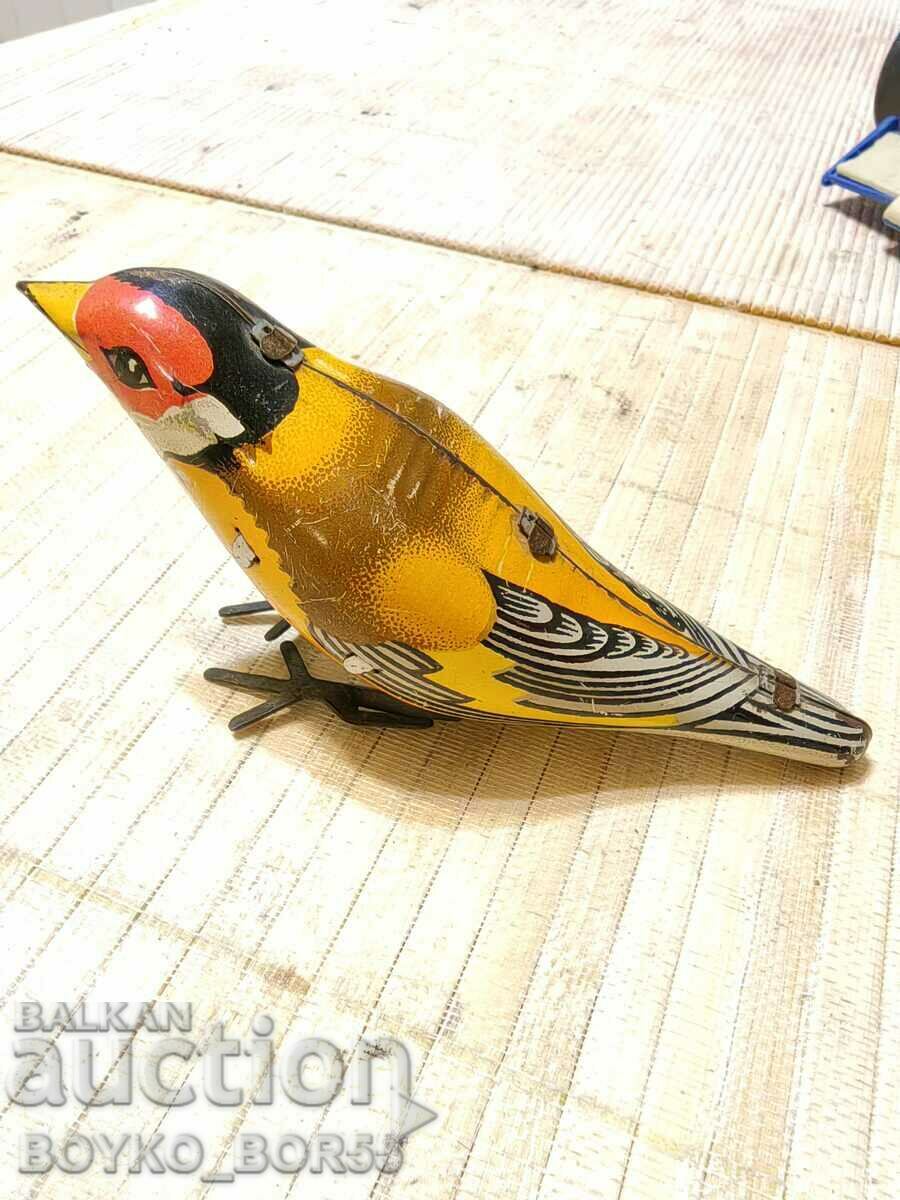 Retro Bulgarian Social Mechanical Toy Bird 1970s with price 50.00 BGN | € 25.56 Retro Bulgarian Social Mechanical Toy Bird 1970s with price 50.00 BGN | € 25.56