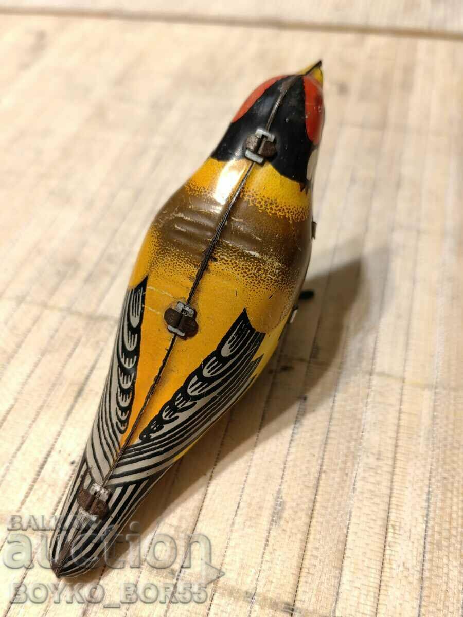 Delivery of Retro Bulgarian Social Mechanical Toy Bird 1970s Delivery of Retro Bulgarian Social Mechanical Toy Bird 1970s