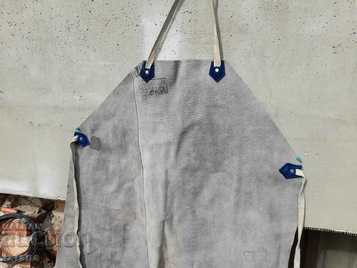 Old leather apron with price 53.00 BGN | € 27.10 Old leather apron with price 53.00 BGN | € 27.10