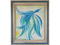 Маслена картина „ Синята ми птица отлетя “