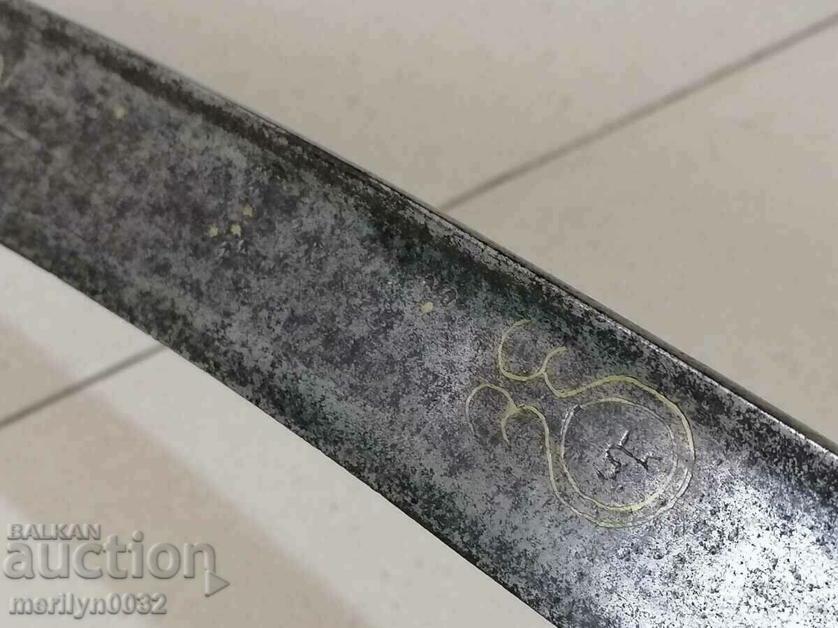 Un scimitar cu știfturi fără sabie de cuțit kaniya karakulak haidushki - 7