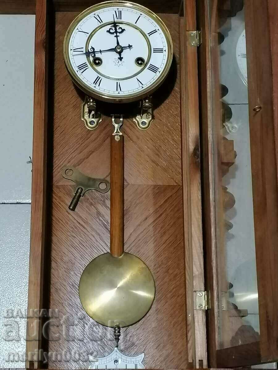 Late 19th Century German Junghans Wall Clock WORKS - 5