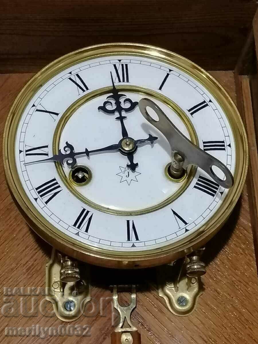 Ceasul de perete german Junghans de la sfârșitul secolului al XIX-lea FUNcționează